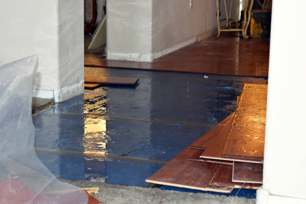 Professional Flood Damage Repair technician working in Oakhurst, NJ